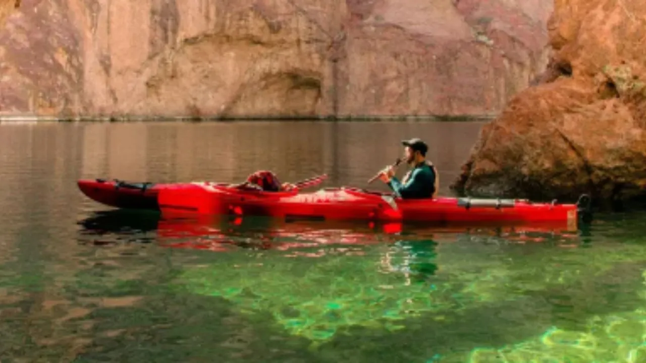 Kayaking accessories arranged for a day on the water